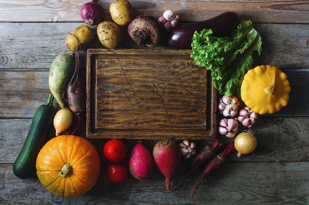 Sezonowe składniki na stole